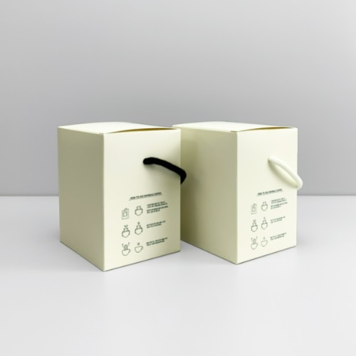 드립백 박스 (M) 아이보리 - 끈 포함 (10개,100개)