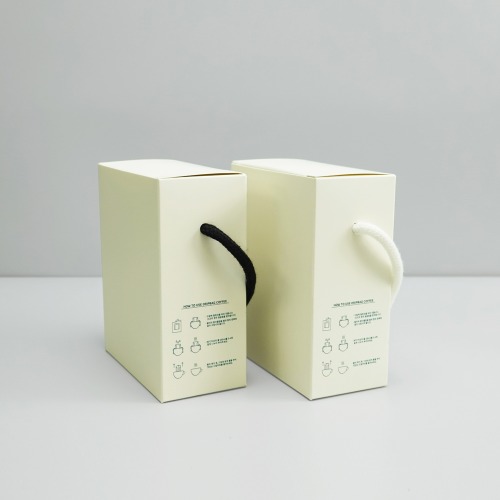 드립백 박스 (S) 아이보리 - 끈 포함 (10개,100개)
