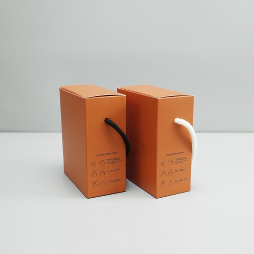 드립백 박스 (S) 오렌지브라운 - 끈 포함 (10개,100개)
